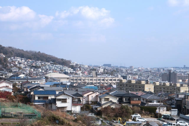 箕面市治安の画像・街並み