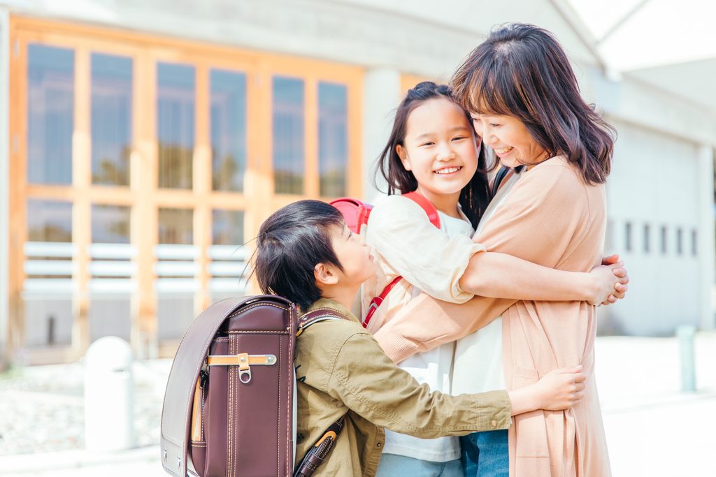 母親と子供