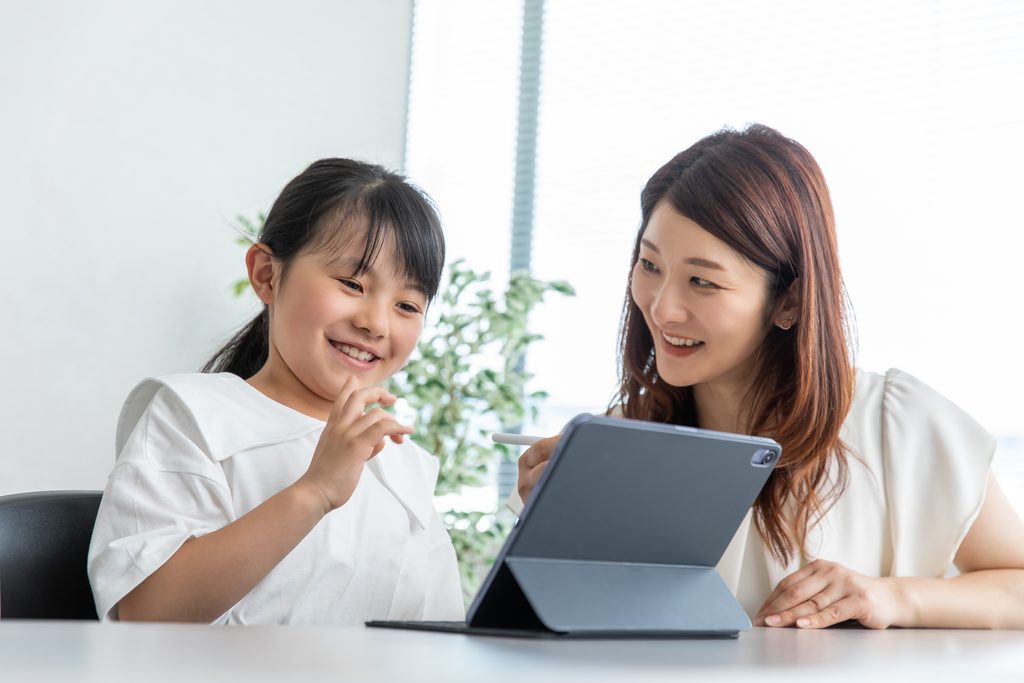 母と娘の勉強
