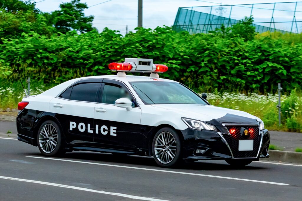 高槻市のパトカー