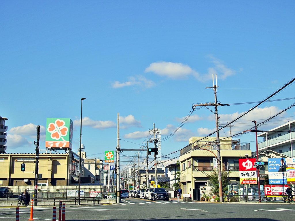 正雀の交差点