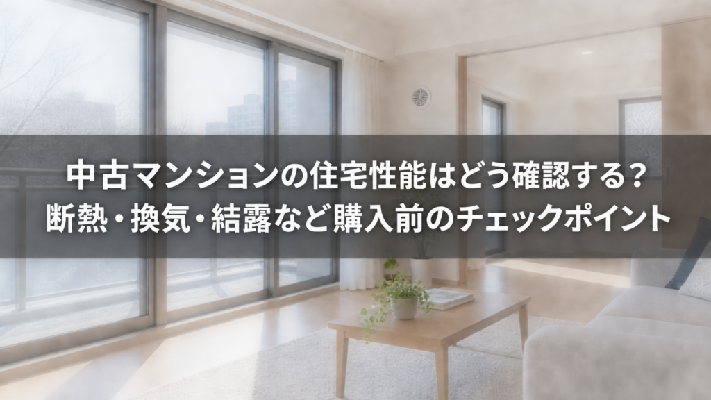 中古マンション住宅性能