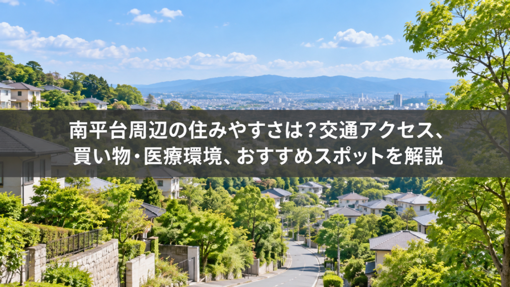 南平台の住みやすさ