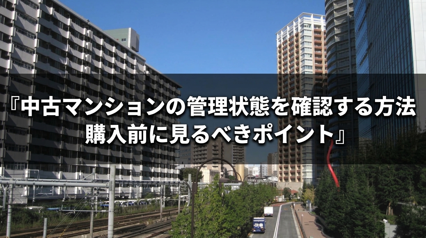 中古マンションの管理状態
