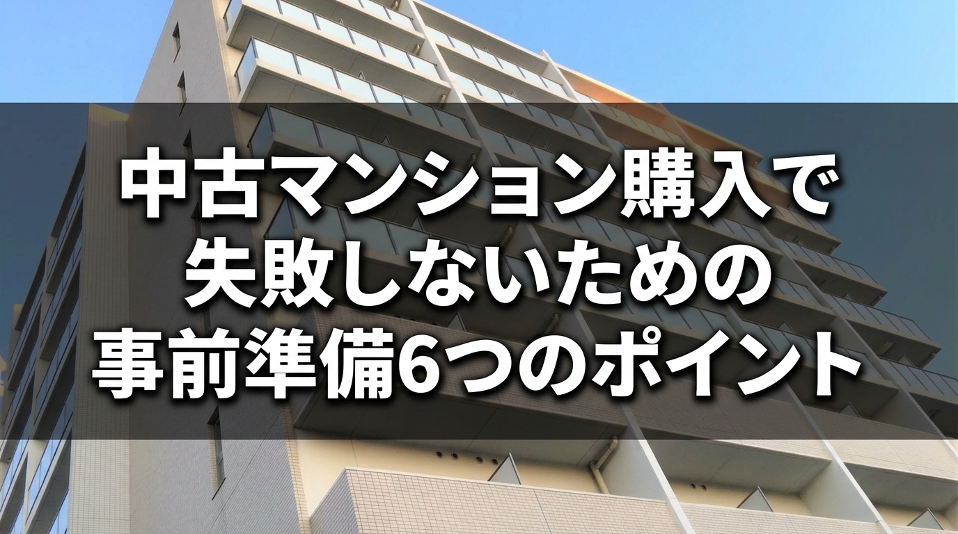 中古マンション購入で気を付ける