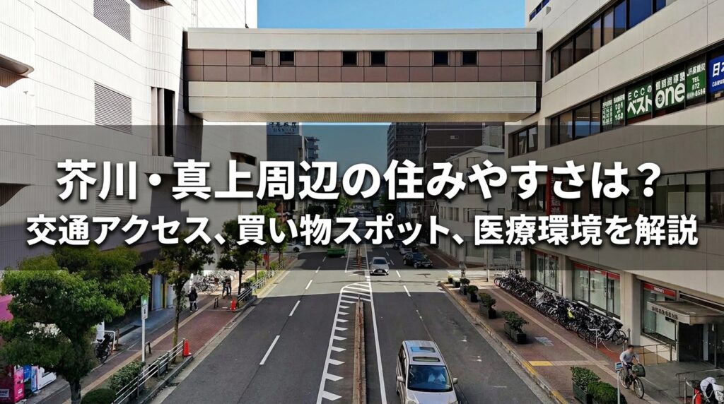 芥川・真上周辺の住みやすさ