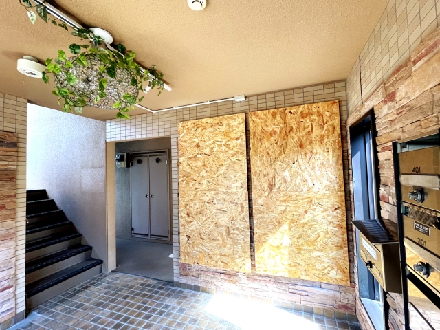 マンションのエントランス