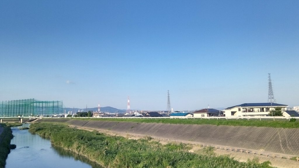 安威川の河原