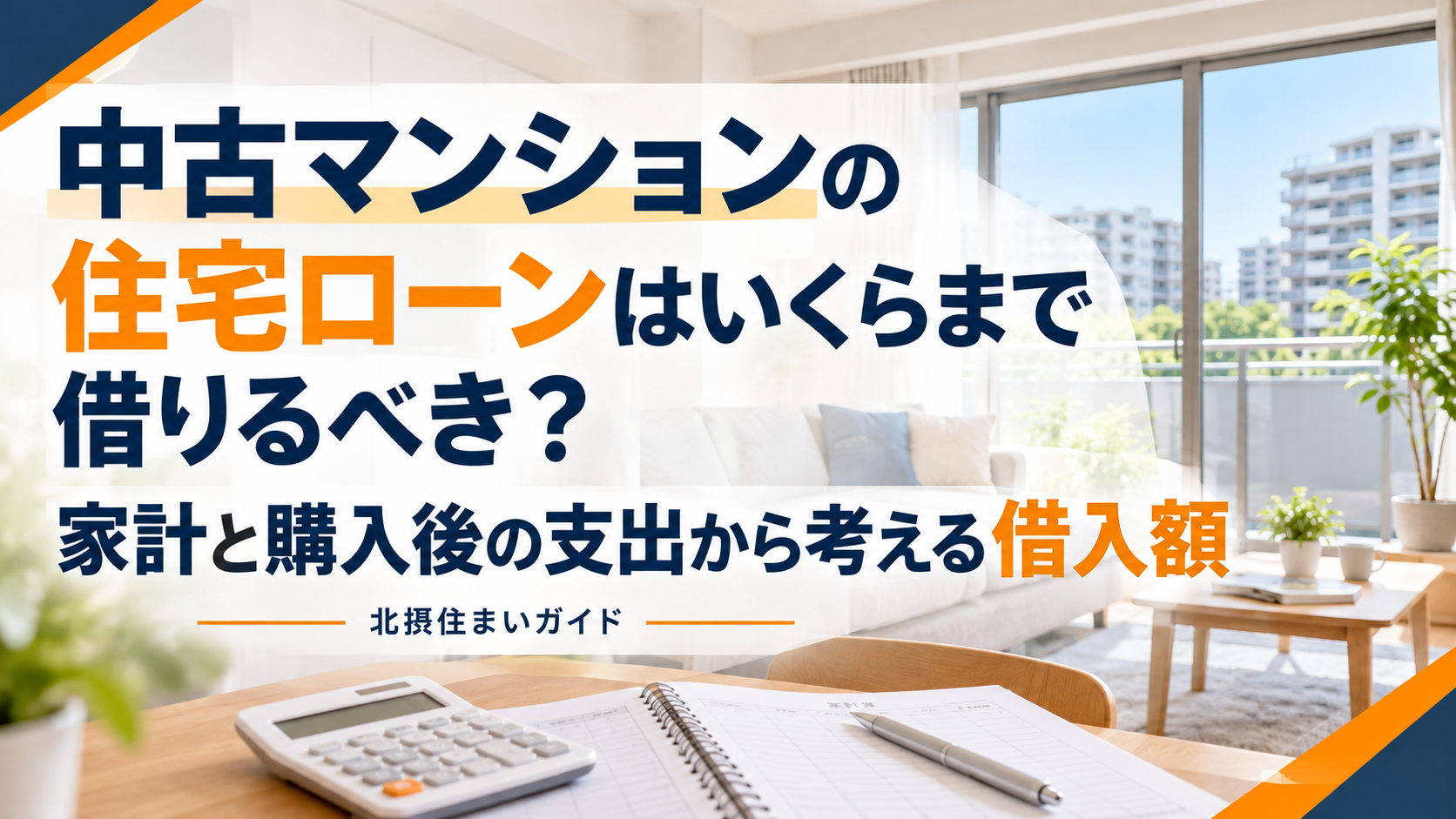 中古マンションの住宅ローン計画