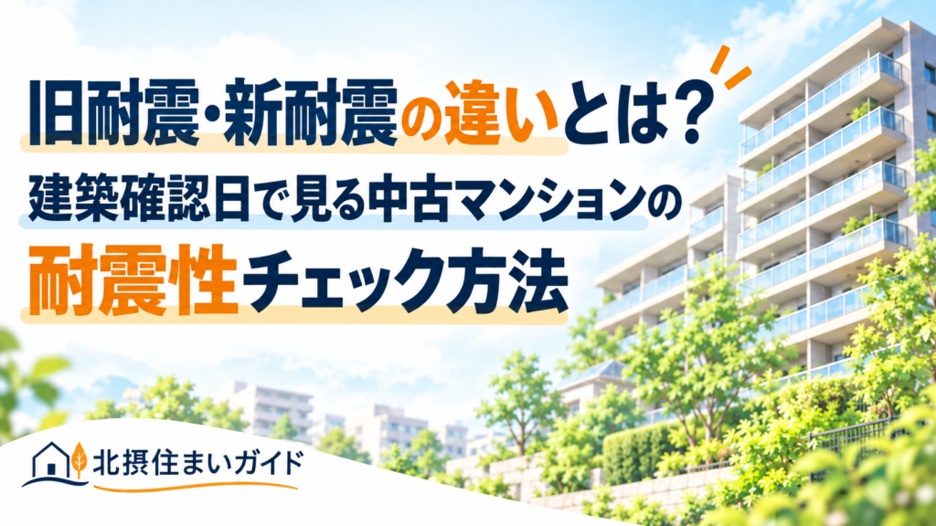 中古マンションの旧耐震・新耐震の違い