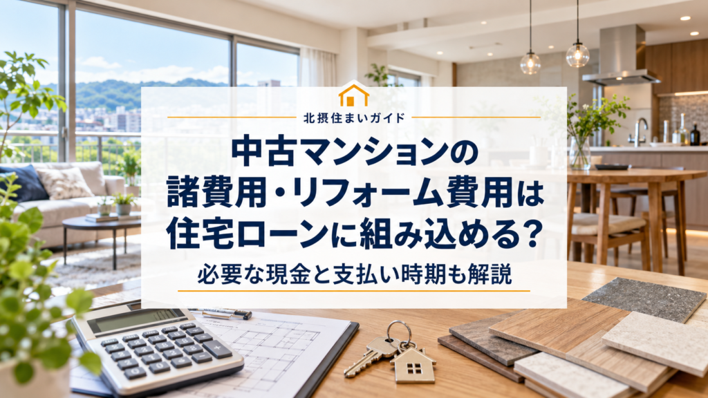 中古マンションの諸費用と住宅ローン