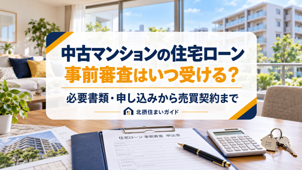 中古マンション購入の住宅ローン事前審査