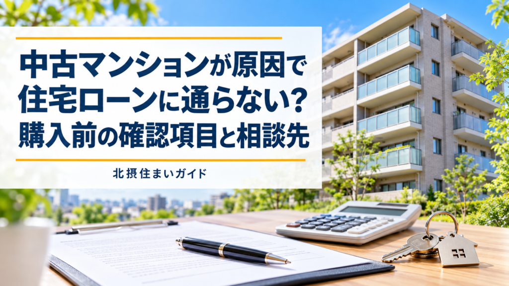 中古マンションが原因で住宅ローンが通らない