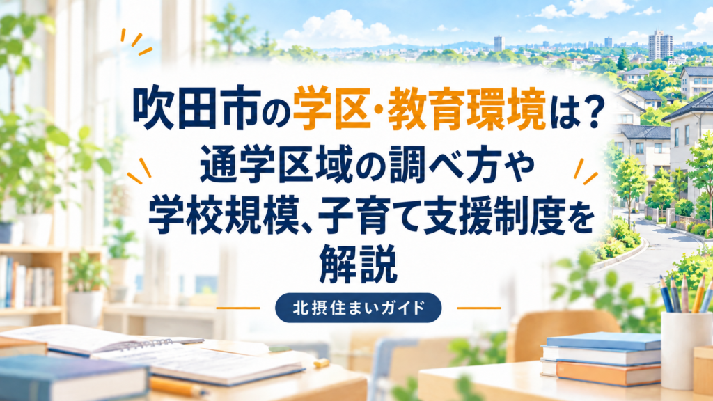 吹田市の学区・教育関連
