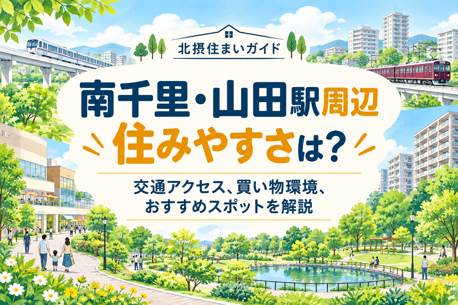 南千里・山田の住みやすさ
