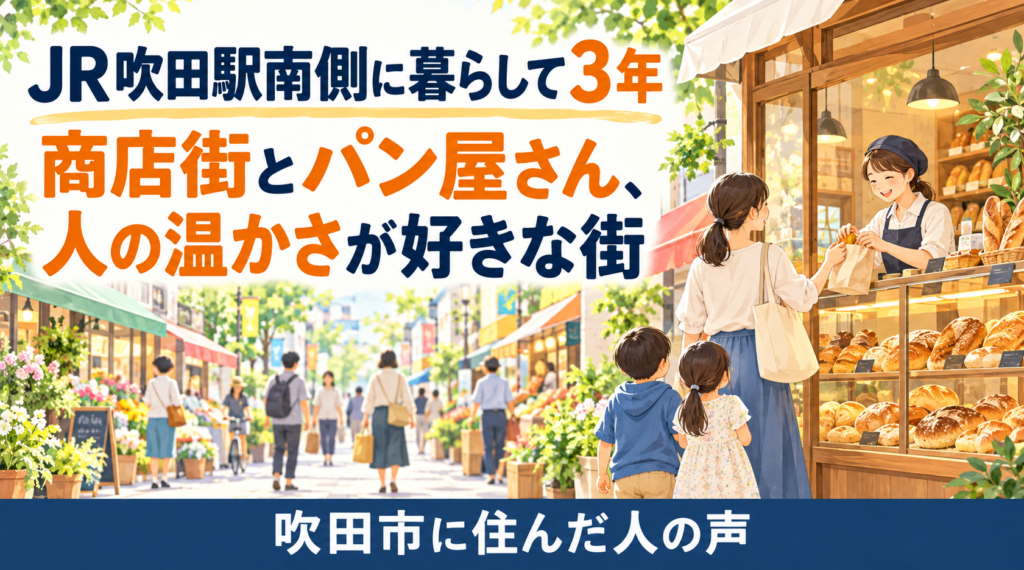 吹田駅に住んだ人の声